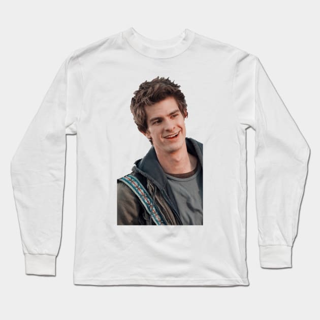 Andrew Garfield sticker Long Sleeve T-Shirt by SharonTheFirst